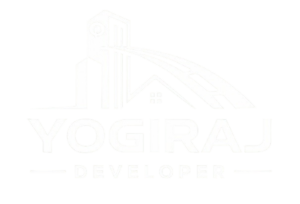 Yogiraj Developer construction white logo